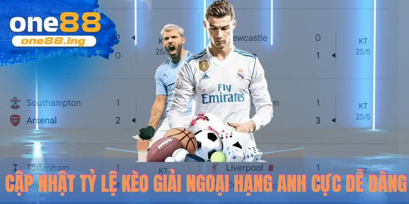 Cập nhật tỷ lệ kèo giải ngoại hạng Anh cực dễ dàng 
