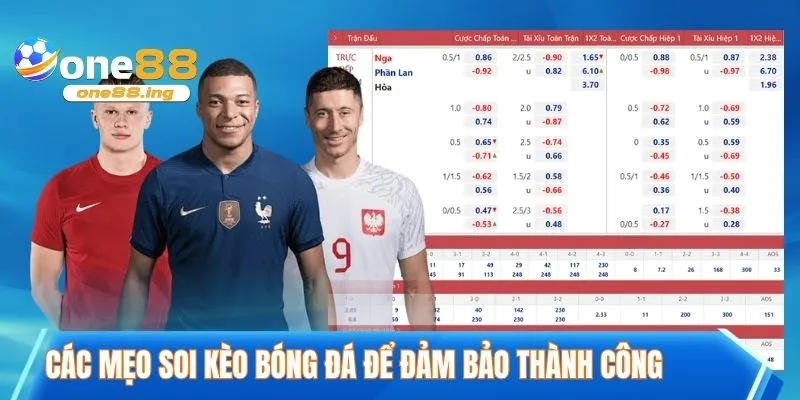 Các mẹo soi kèo bóng đá để đảm bảo thành công